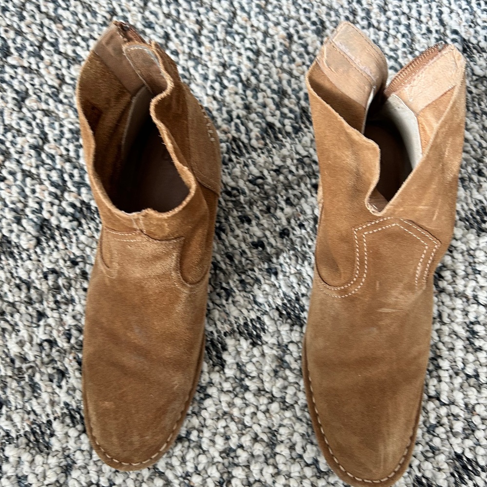 Ugg suede boots with heel